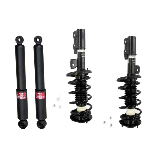 KYB Strut Plus Shocks & Spring Assembly + Rear Excel-G Shocks Set - 2005-2010 Chevrolet Cobalt FWD