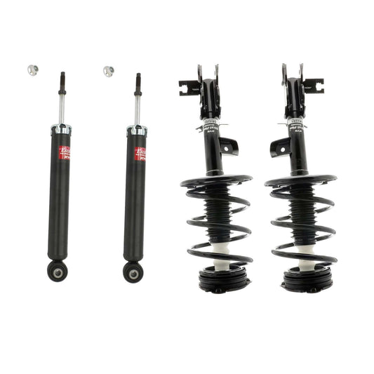 KYB Strut Plus Shocks & Spring Assembly + Rear Excel-G Shocks Set - 2009-2014 Nissan Murano AWD FWD