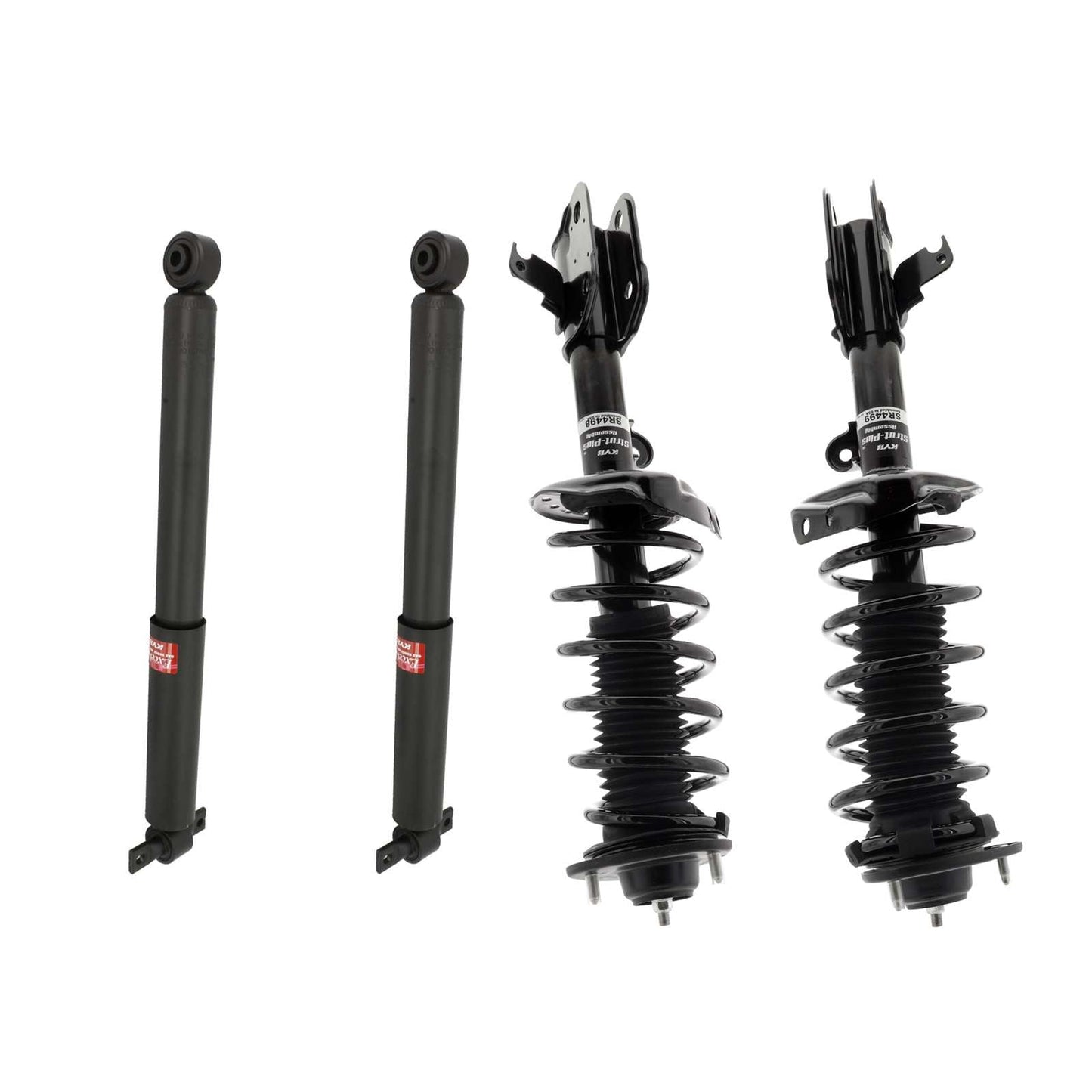 KYB Strut Plus Shocks & Spring Assembly + Rear Excel-G Shocks Set - 2008-2010 Honda Odyssey FWD