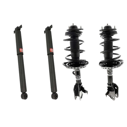 KYB Strut Plus Shocks & Spring Assembly + Rear Excel-G Shocks Set - 2007 Honda Odyssey FWD