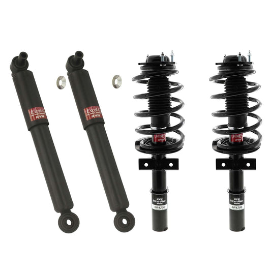 KYB Strut Plus Shocks & Spring Assembly + Rear Excel-G Shocks Set - 2008-2012 Buick Enclave AWD FWD
