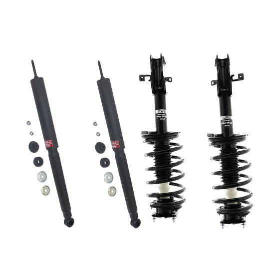 KYB Strut Plus Shocks & Spring Assembly + Rear Excel-G Shocks Set - 2011-2014 Ford Edge AWD FWD