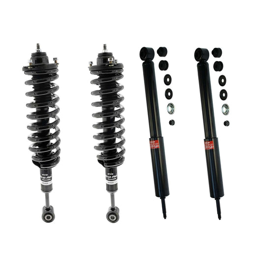KYB Strut Plus Shocks & Spring Assembly + Rear Excel-G Shocks Set - 2010-2024 Toyota 4Runner 4WD
