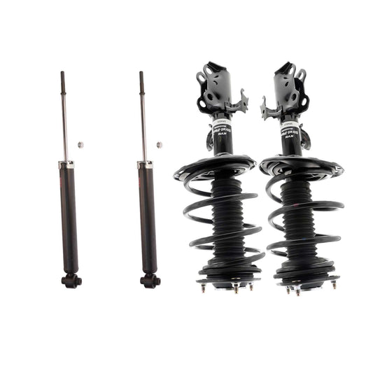KYB Strut Plus Shocks & Spring Assembly + Rear Excel-G Shocks Set - 2011-2016 Scion tC FWD