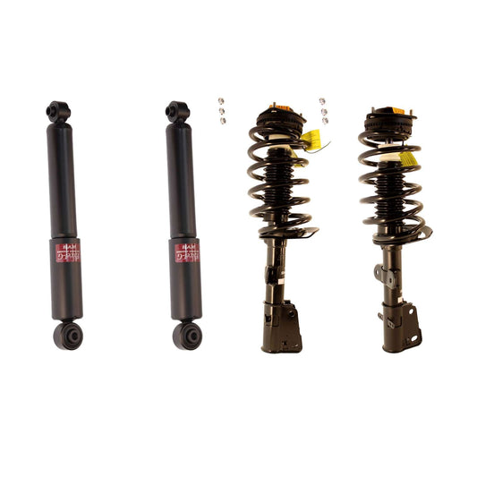 KYB Strut Plus Shocks & Spring Assembly + Rear Excel-G Shocks Set - 2013-2017 Dodge Grand Caravan FWD