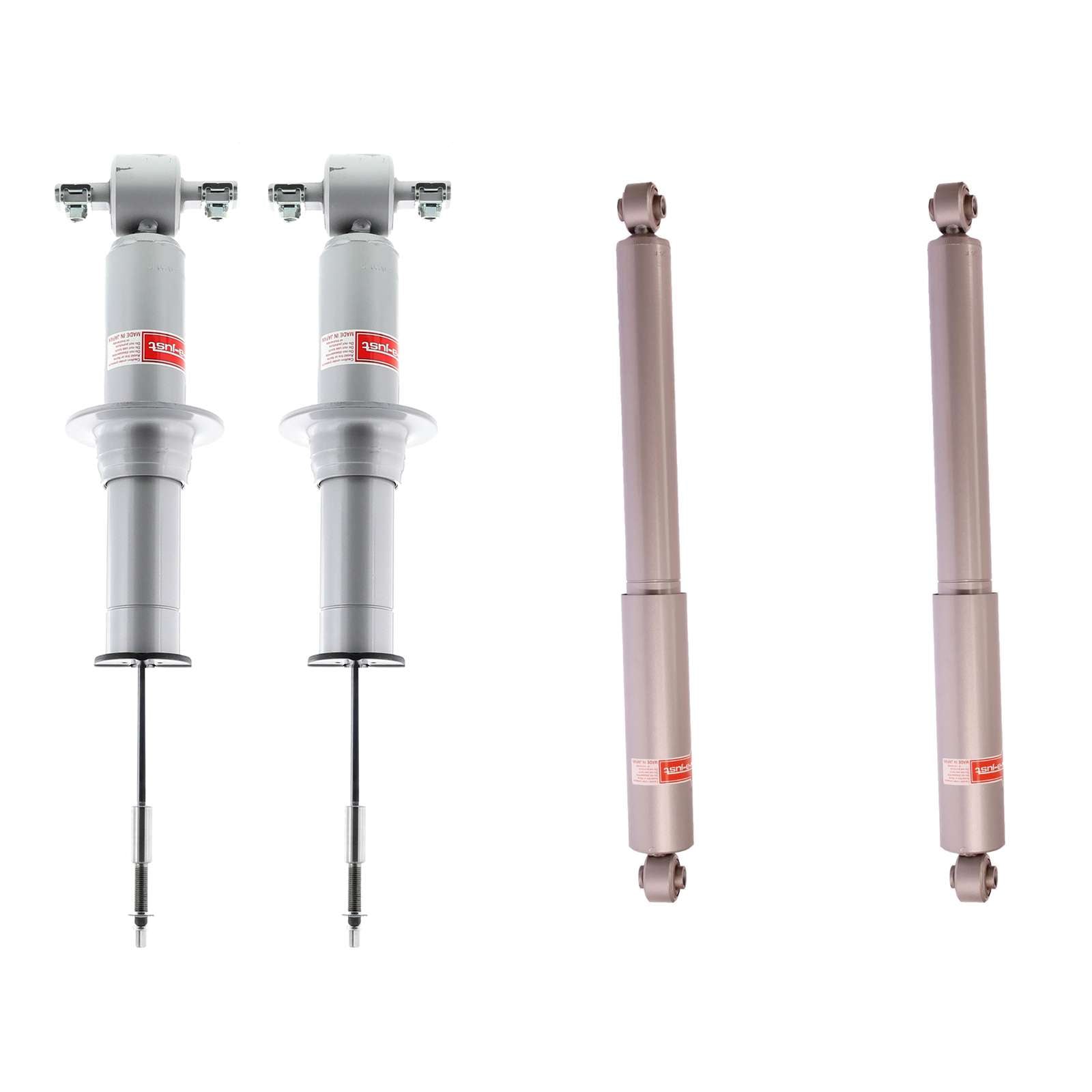 KYB Gas-A-Just Monotube Strut & Shocks Set - 2014-2018 Chevrolet Silverado 1500 4WD RWD