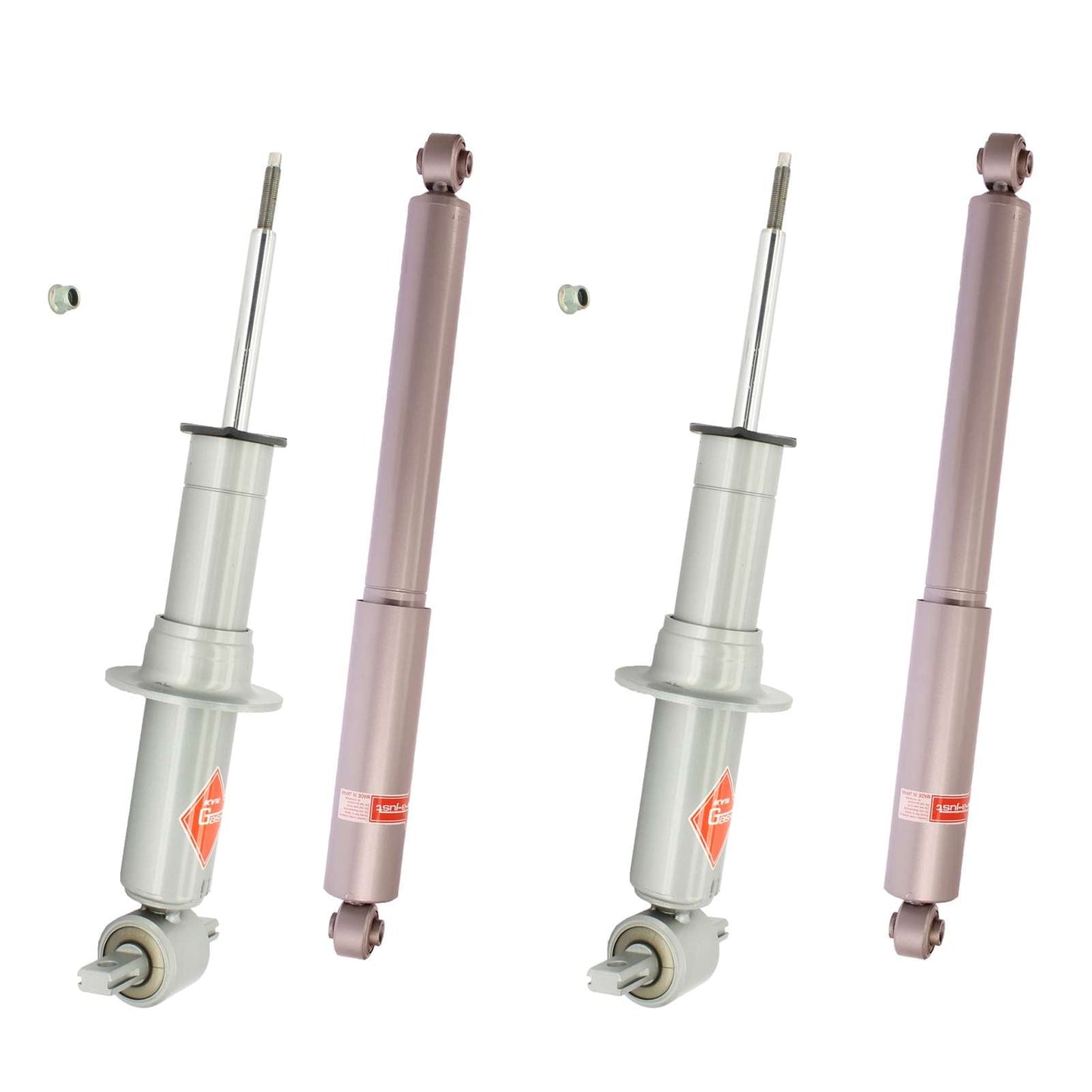 KYB Gas-A-Just Monotube Strut & Shocks Set - 2007-2013 GMC Sierra 1500 AWD 4WD RWD