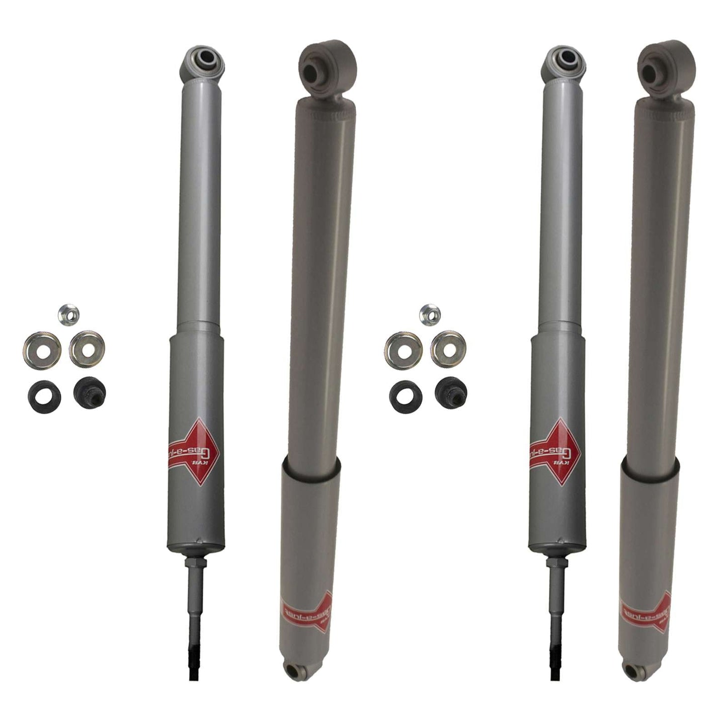 KYB Gas-A-Just Monotube Shocks Set - 2011-2017 Ford F-450 Super Duty 4WD RWD