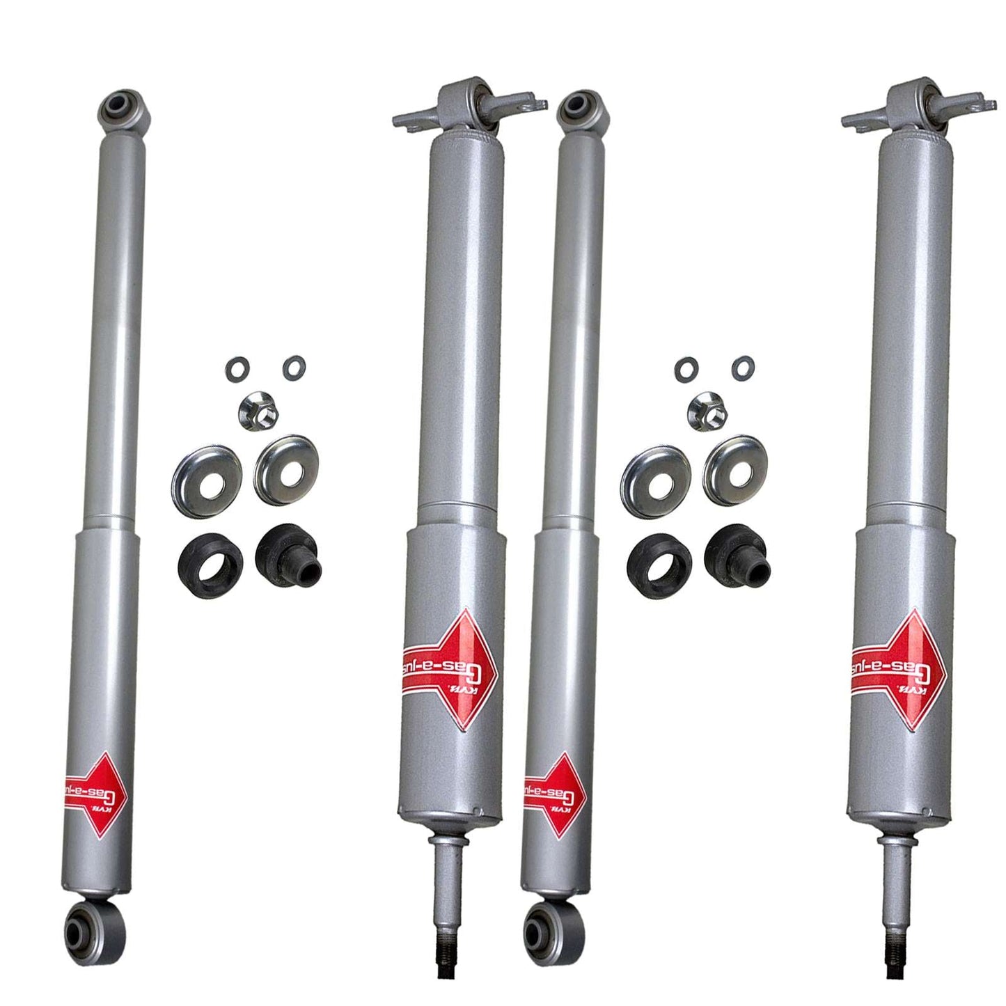 KYB Gas-A-Just Monotube Shocks Set - 2010-2018 Ram 3500 RWD