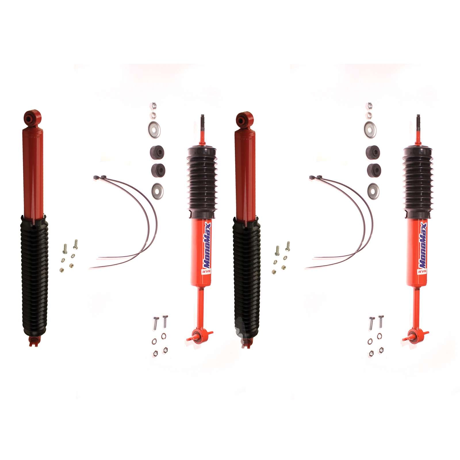 KYB Monomax Monotube Gas Shocks Set - 2001-2005 Ford Explorer Sport Trac 4WD RWD