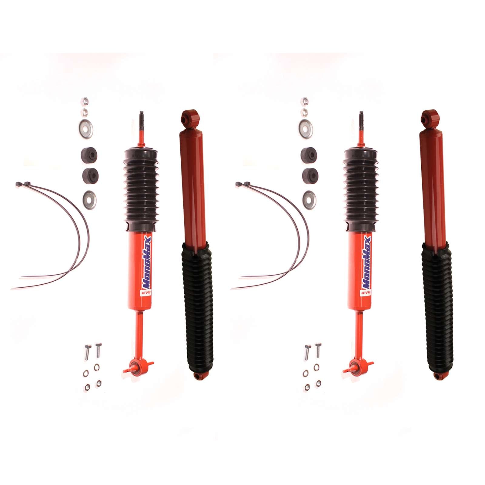 KYB Monomax Monotube Gas Shocks Set - 1998-2011 Ford Ranger 4WD w/Torsion