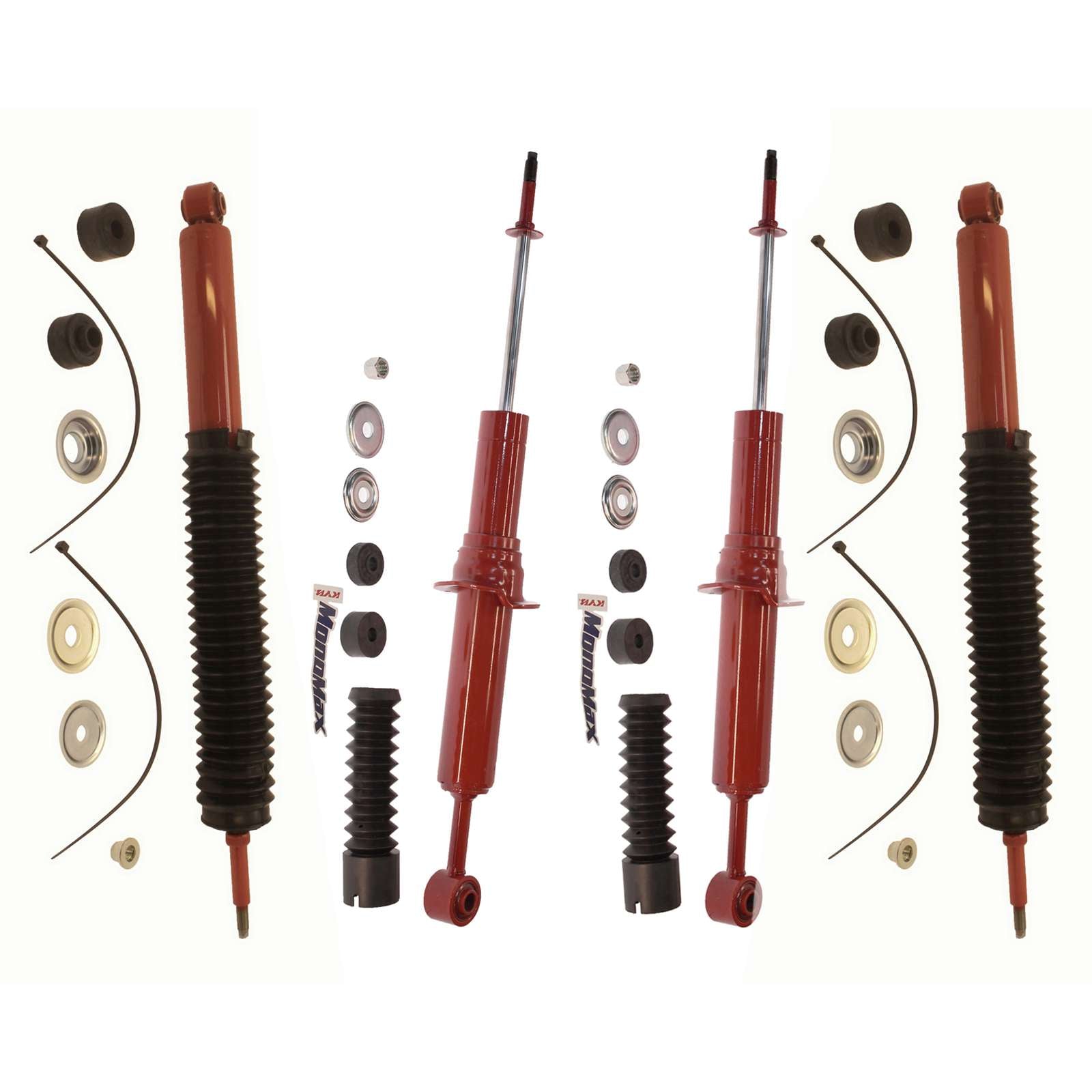 KYB Monomax Monotube Gas Strut & Shocks Set - 2007-2021 Toyota Tundra 4WD RWD
