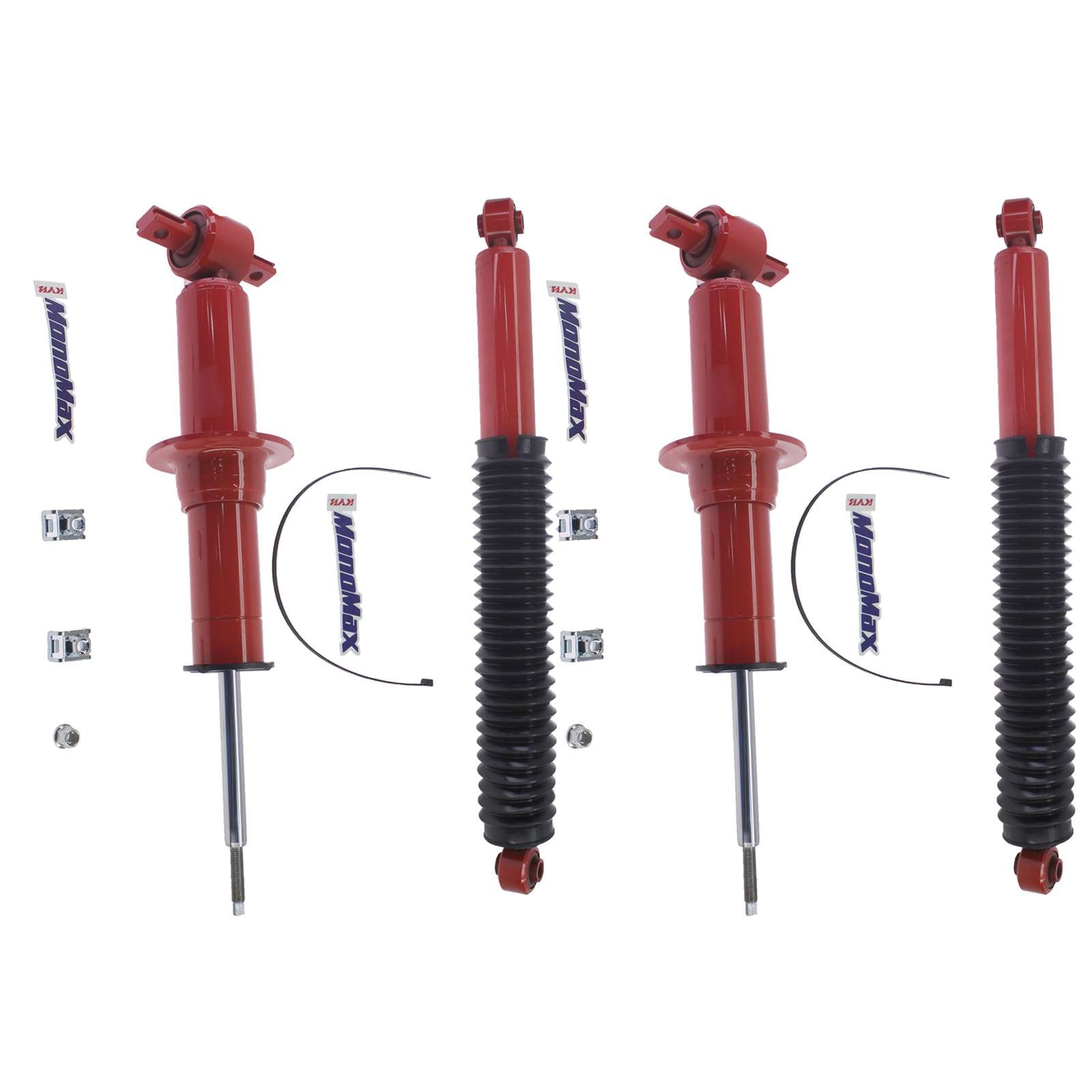 KYB Monomax Monotube Gas Strut & Shocks Set - 2007-2014 GMC Yukon XL 1500 4WD AWD RWD