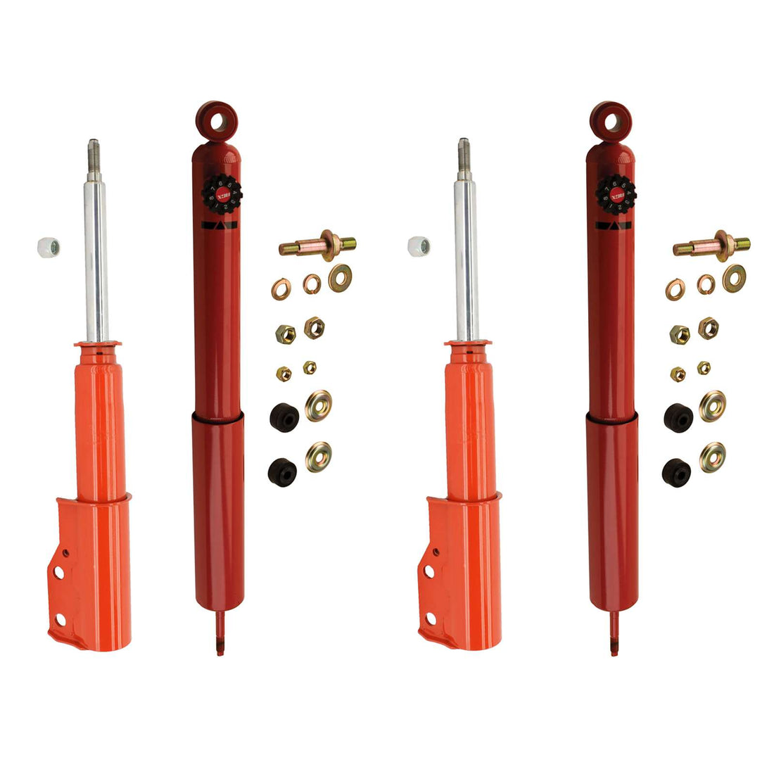 KYB AGX Adjustable Strut & Shocks Set - 1982-1992 Chevrolet Camaro RWD