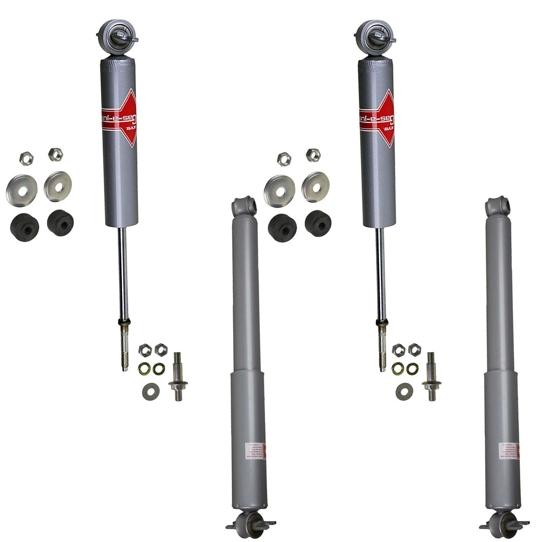 KYB Gas-A-Just Monotube Shocks Set - 1968-1977 Pontiac LeMans RWD