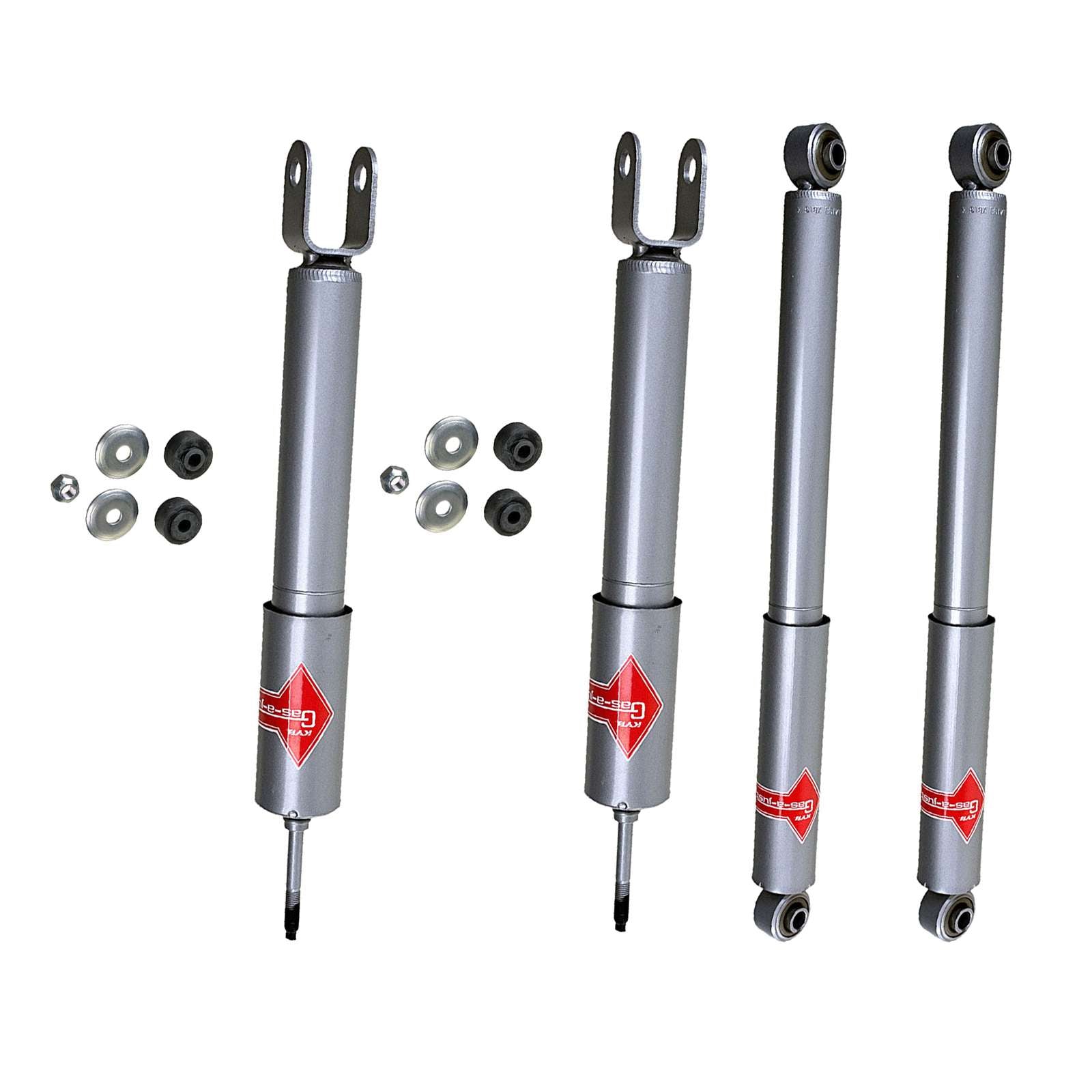 KYB Gas-A-Just Monotube Shocks Set - 2000-2006 Chevrolet Avalanche 1500 4WD