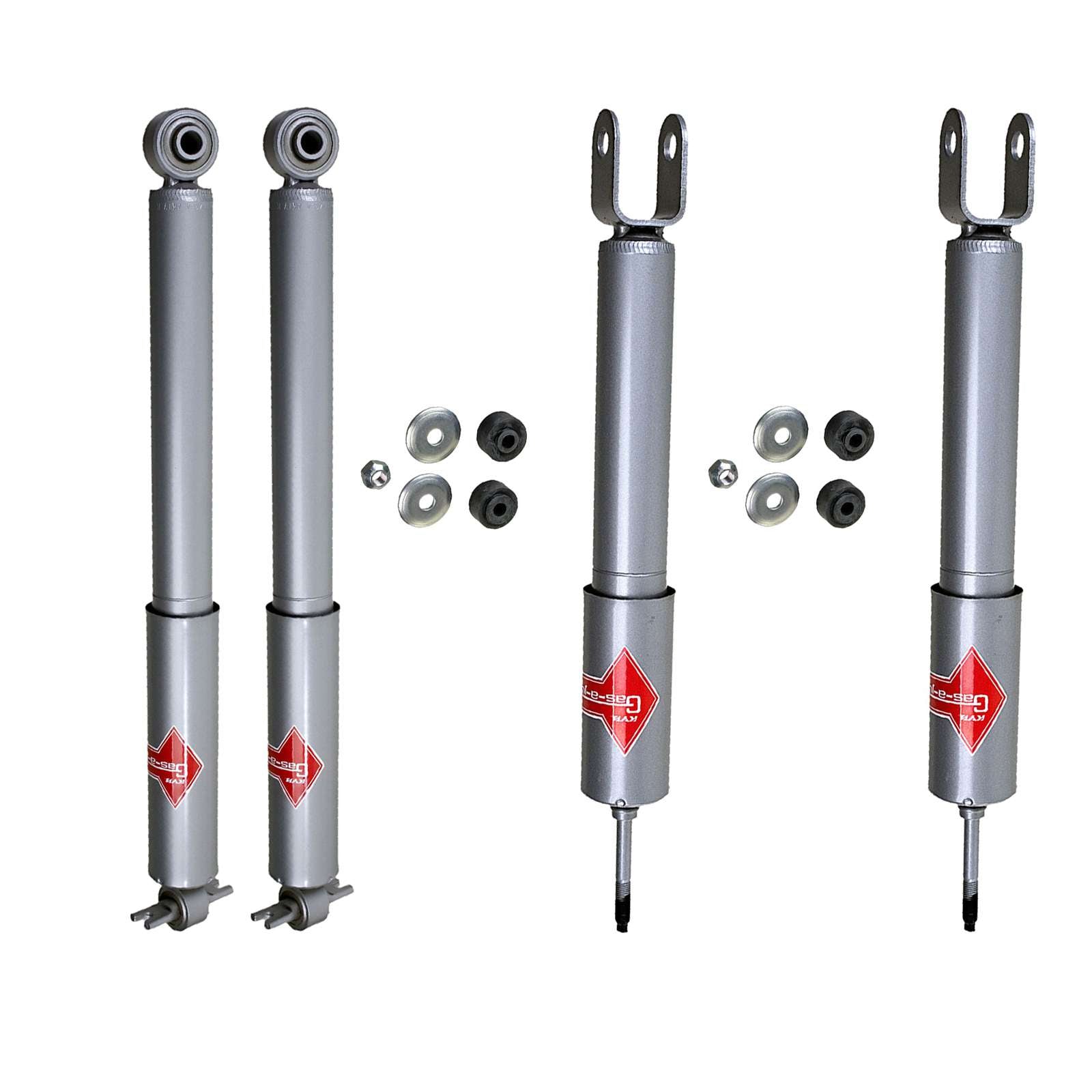 KYB Gas-A-Just Monotube Shocks Set - 2003-2014 Chevrolet Express 1500 AWD