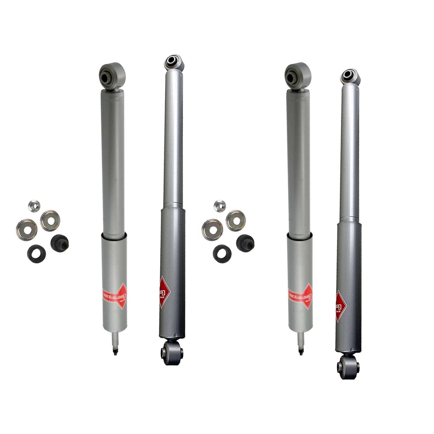 KYB Gas-A-Just Monotube Shocks Set - 1994-2002 Dodge Ram 3500 4WD