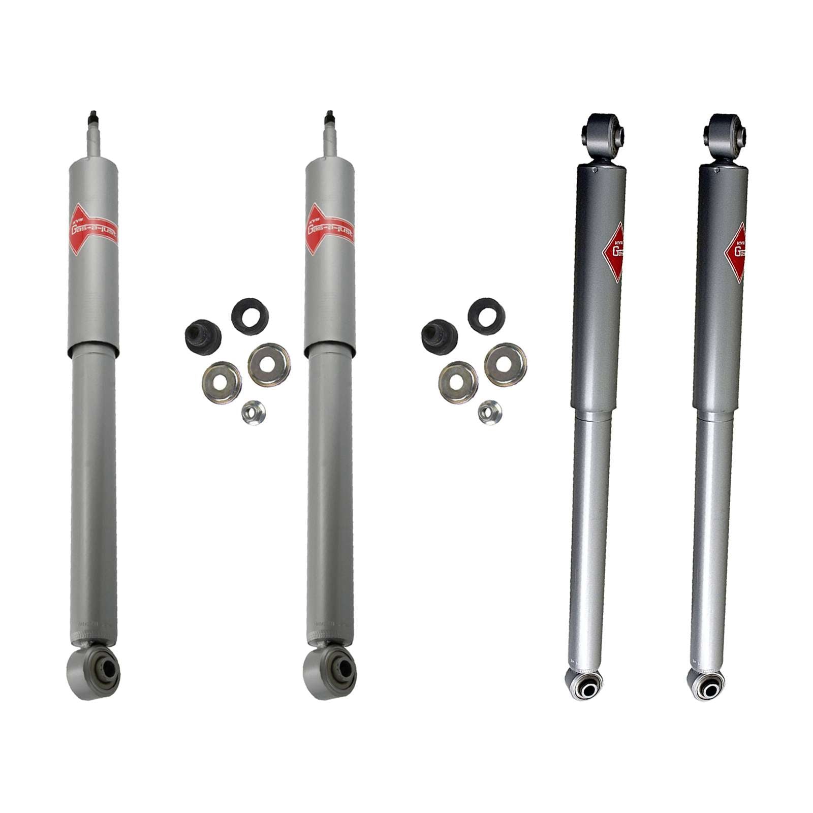KYB Gas-A-Just Monotube Shocks Set - 1994-2002 Dodge Ram 2500 4WD
