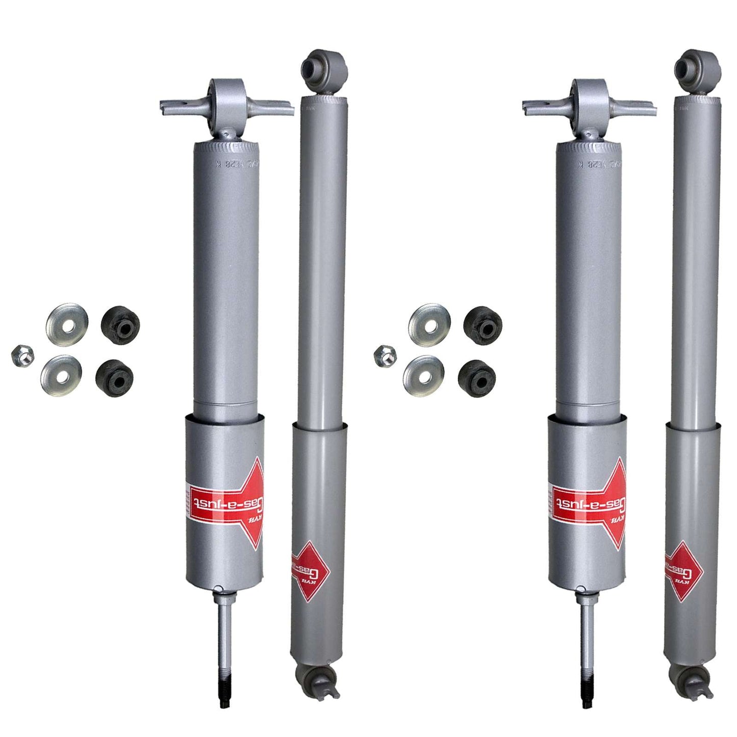 KYB Gas-A-Just Monotube Shocks Set - 2003-2007 Chevrolet Express 2500 RWD