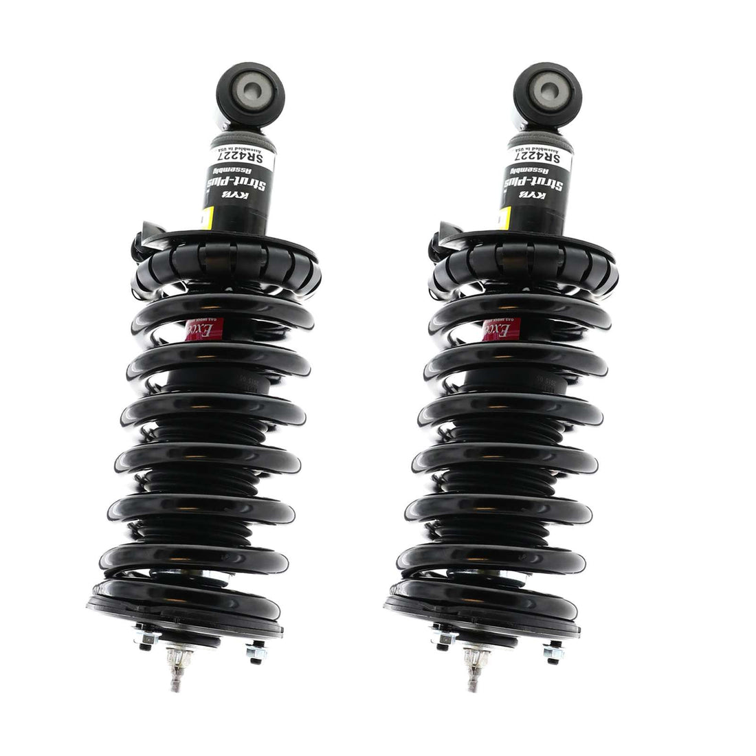 KYB Strut Plus Shocks & Spring Assembly Front Pair - 2004-2015 Nissan Armada 4WD AWD RWD