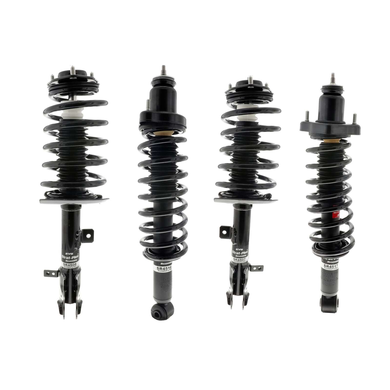 KYB Strut Plus Shocks & Spring Assembly Set - 2011-2017 Jeep Patriot 4WD