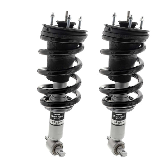 KYB Strut Plus Shocks & Spring Assembly Front Pair - 2014-2018 Chevrolet Silverado 1500 4WD