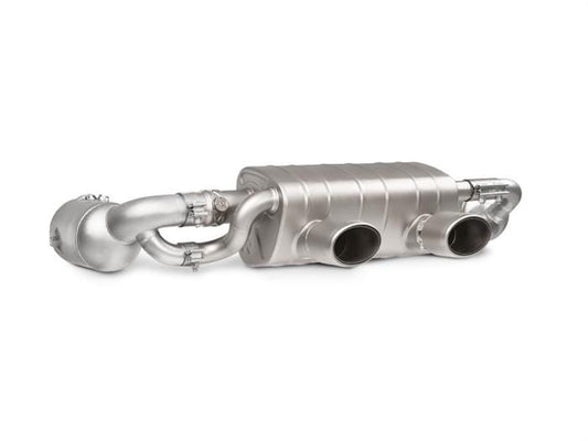 Akrapovic Stainless Link Pipe Set w/ Cat - 991.2 Carrera