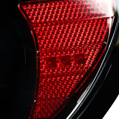 2012-2016 Scion FRS/ Subaru BRZ/ Toyota 86 Sequential LED Tail Lights (Jet Black Housing/Clear Lens)
