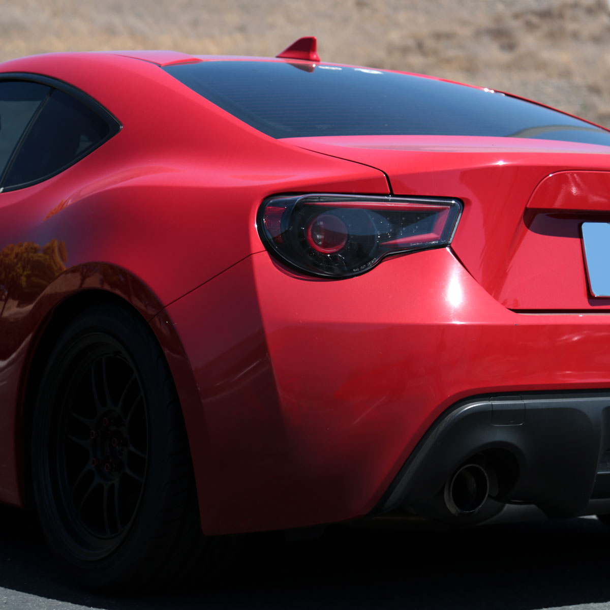 2012-2016 Scion FRS/ Subaru BRZ/ Toyota 86 Sequential LED Tail Lights (Jet Black Housing/Clear Lens)