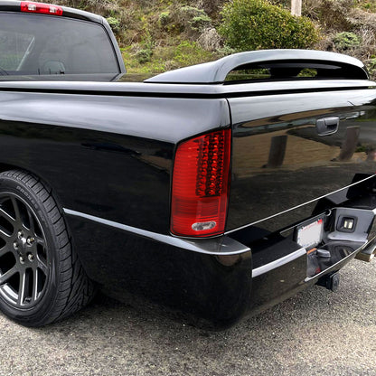 2002-2006 Dodge RAM V2 LED Tail Lights (Chrome Housing/Red Clear Lens)