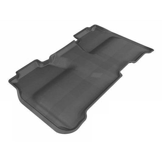 3D MAXpider KAGU 2nd Row Floormats - Black | 2014-2019 Chevrolet Silverado Crew Cab (L1CH04021509)