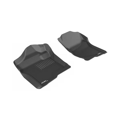 3D MAXpider KAGU 1st Row Floormat - Black | 2014-2018 Chevrolet/GMC Silverado/Sierra Regular Cab (L1CH05611509)