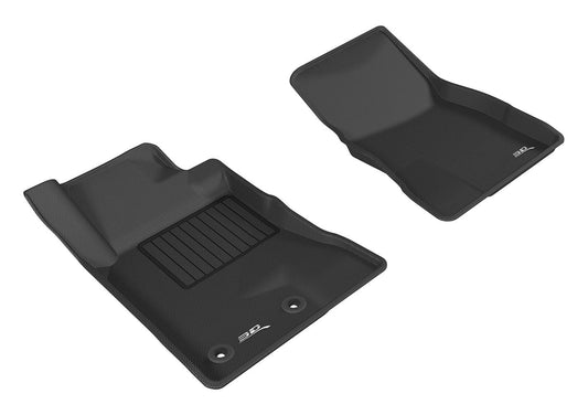 3D MAXpider KAGU 1st Row Floormat - Black | 2015-2020 Ford Mustang (L1FR08511509)