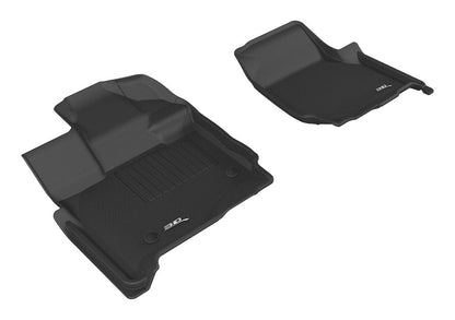 3D MAXpider KAGU 1st Row Floormat - Black | 2015-2020 Ford F-150 Supercab (L1FR10111509)
