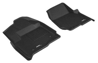 3D MAXpider KAGU 1st Row Floormat - Black | 2017-2019 Ford F-250/350/450 (L1FR10711509)