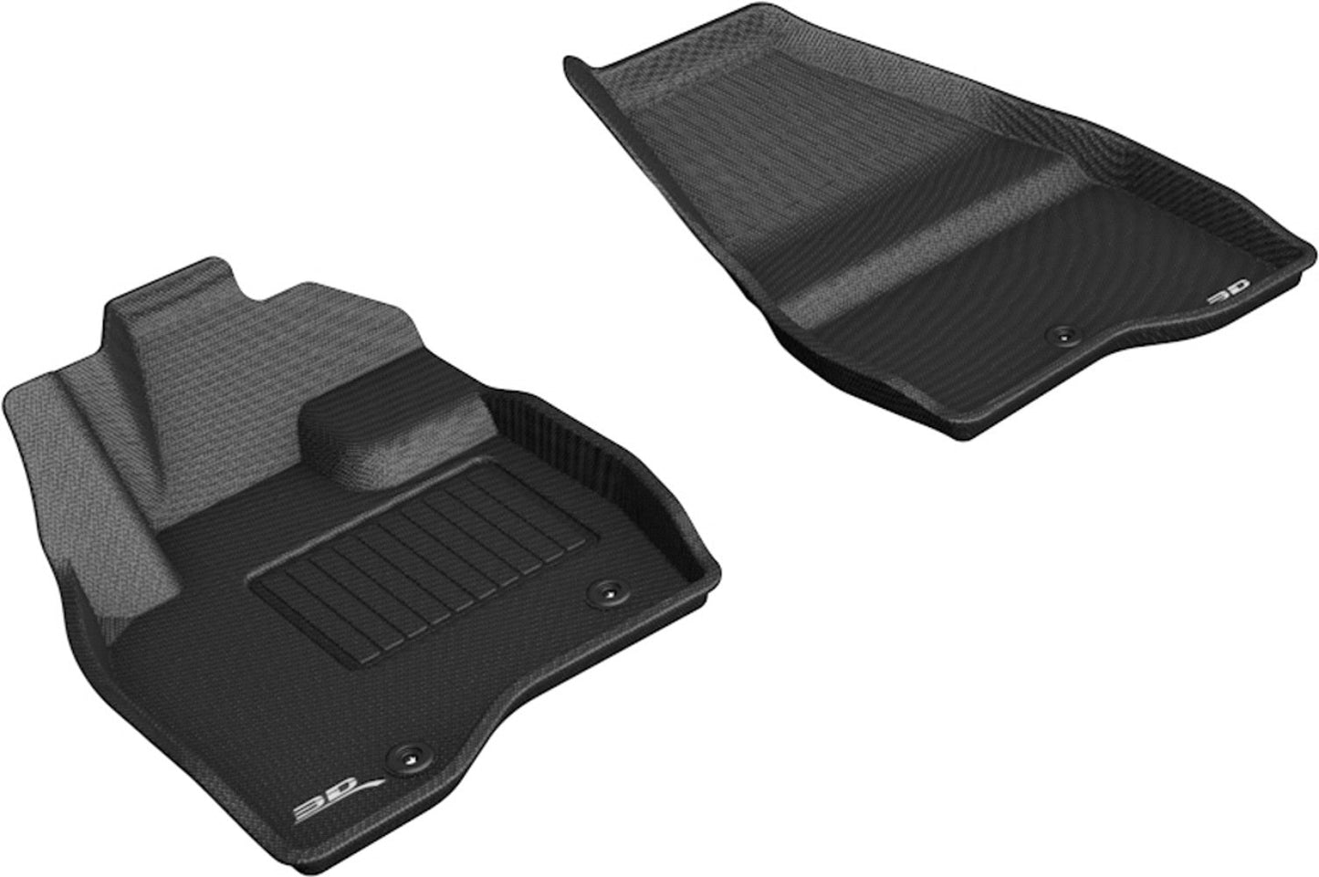 3D MAXpider KAGU 1st Row Floormat - Black | 2017-2019 Ford Explorer (L1FR11111509)
