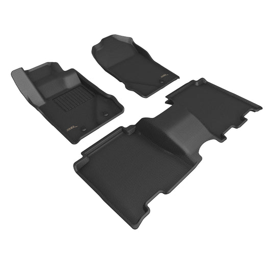 3D MAXpider KAGU Floor Mat 1st/2nd Row - Black | 21-24 Ford Bronco (L1FR14901509)