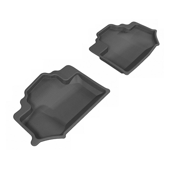 3D MAXpider KAGU 2nd Row Floormats - Black | 2014-2018 Jeep Wrangler JK Unlimited (L1JP01121509)