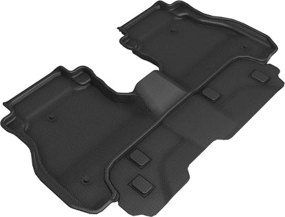 3D MAXpider KAGU 2nd Row Floormats - Black | 2020 Jeep Gladiator Jt (L1JP02221509)