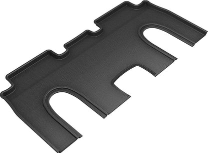 3D MAXpider KAGU 2nd Row Floormats - Black | 2016-2018 Tesla Model X 6-Seats w/ Console (L1TL00821509)