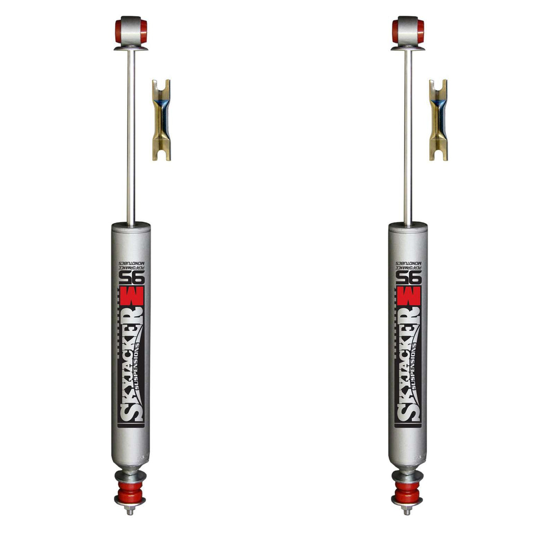 Skyjacker M95 Monotube Gas Shocks Front Pair w/1-2.5" lift - 2003-2013 Ram 2500 RWD MegaCab