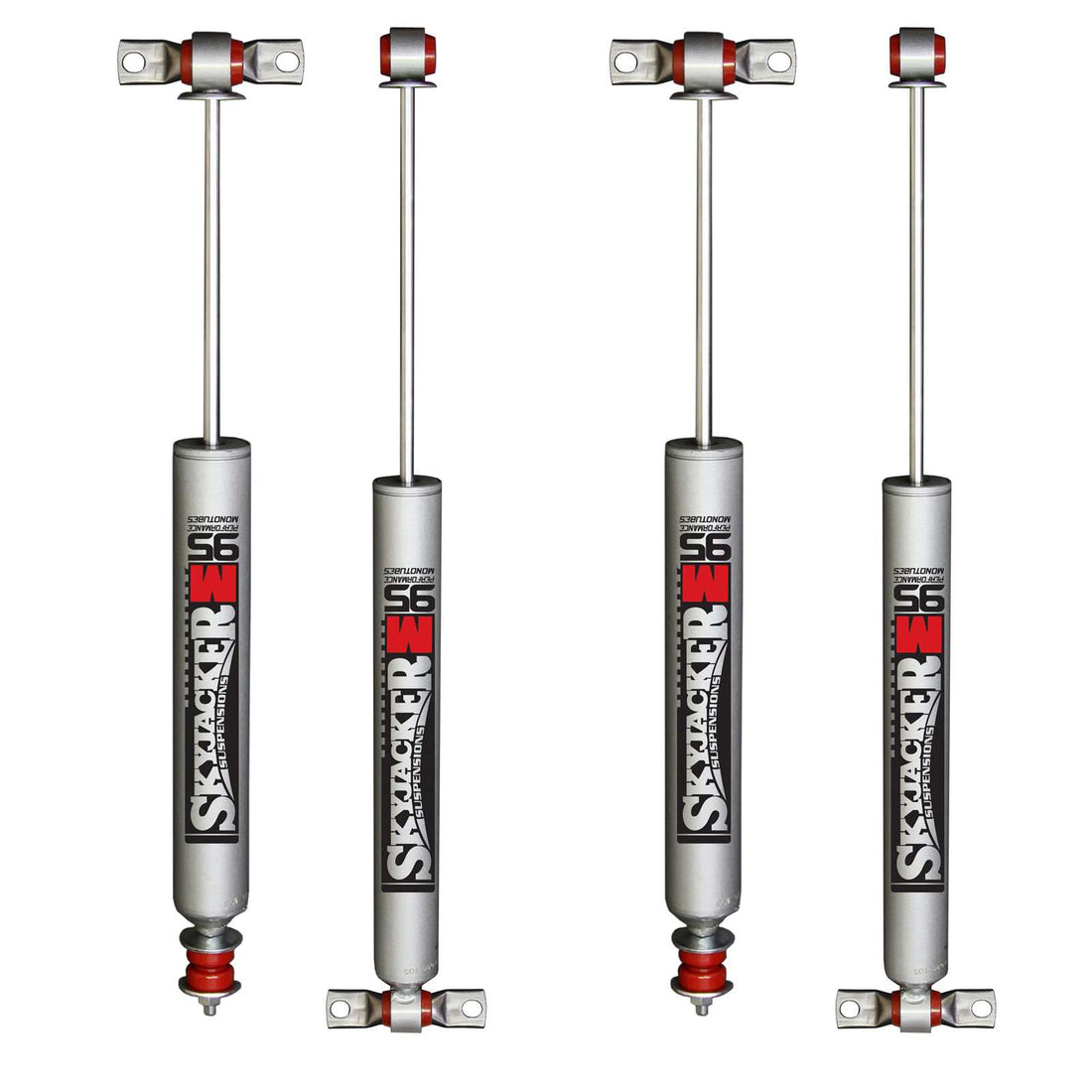 Skyjacker M95 Monotube Gas Shocks Set w/6-8" lift - 1984-2001 Jeep Cherokee 4WD RWD