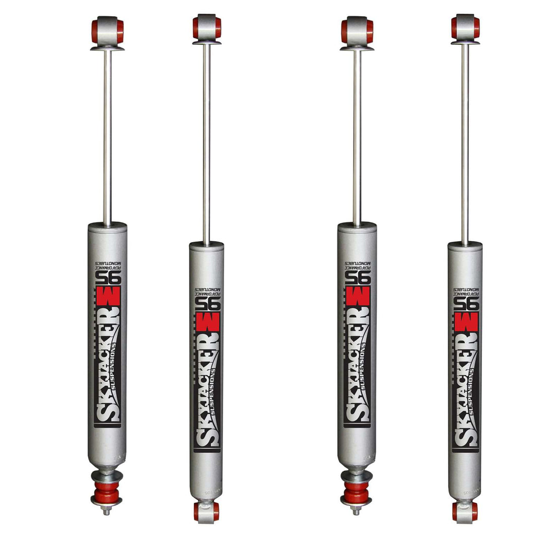 Skyjacker M95 Monotube Gas Shocks Set w/3-4" lift - 1980-1986 Ford F-250 4WD Leafs