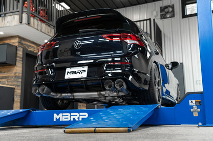 MBRP 3" Cat Back Quad Tip Exhaust System - VW Mk8 Golf R