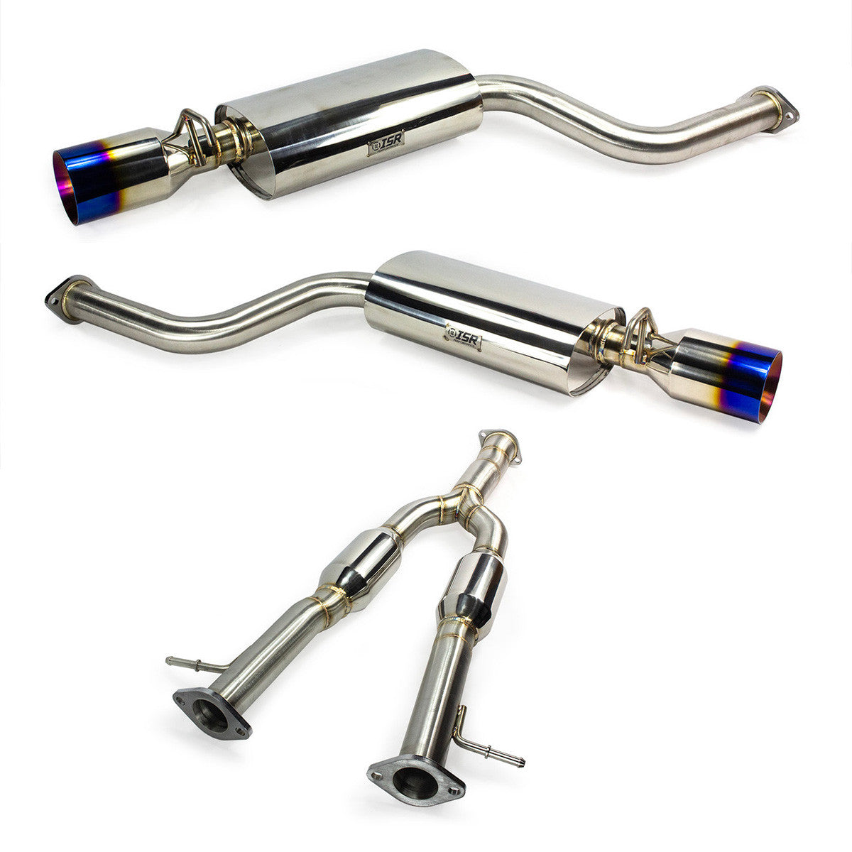 ISR IS-MBSE-GS300 Dual Exhaust Blue Tip For Lexus GS300 (98-05)