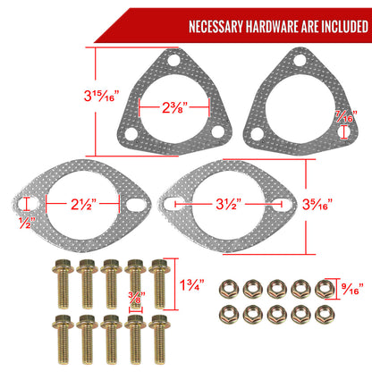 1988-1991 Honda CRX Hatchback T-304 Stainless Steel N1 Style Catback Exhaust System