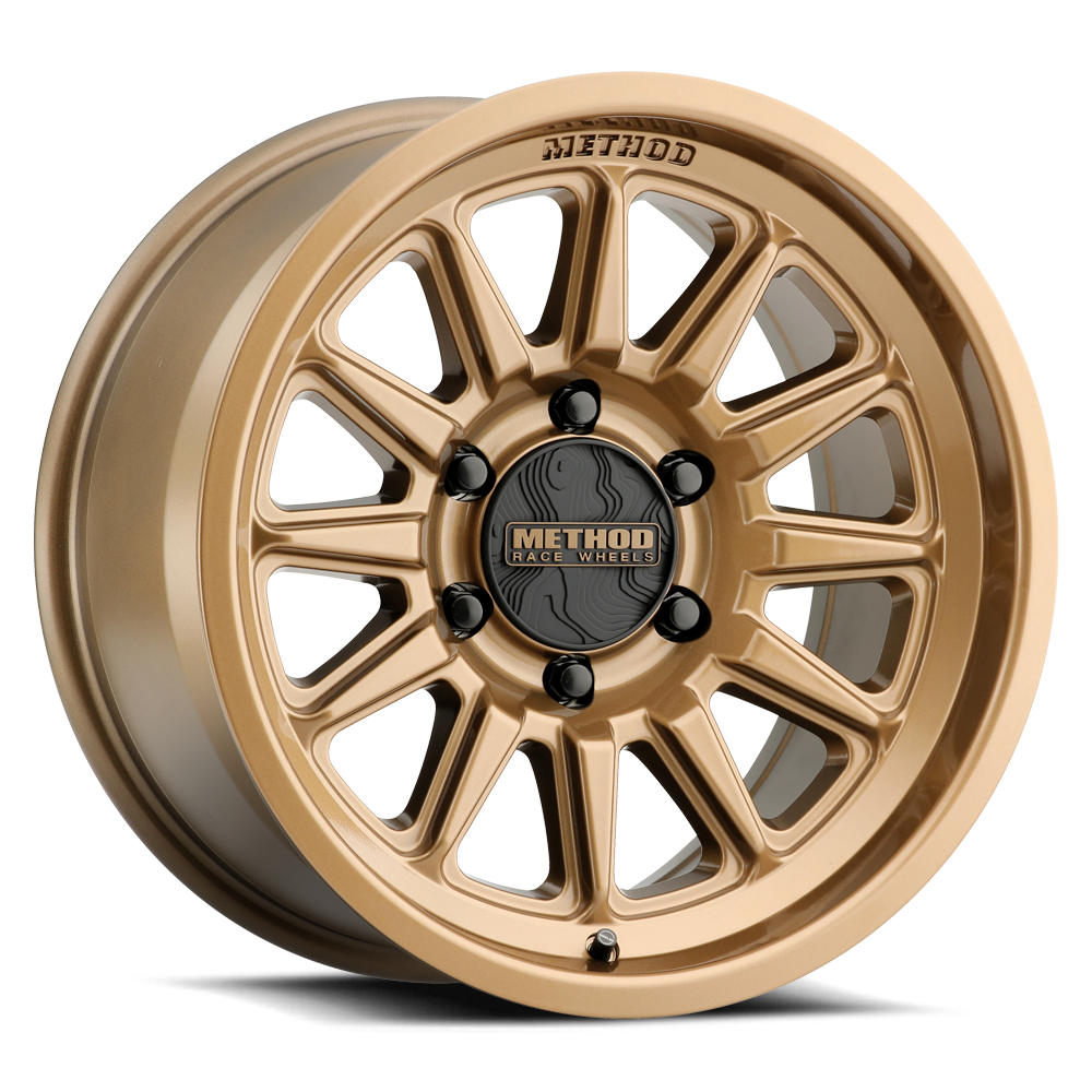 Method MR323 Gloss Bronze | 17x8.5" +25mm | 6x5.5mm Wheel