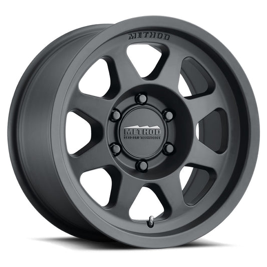 Method 701 |  Matte Black | 17x7.5 | 5x160 | 50/6.2" | MR70177556550