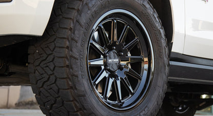 (set of 4) Method MR323 Gloss Black | 20x9" +12mm | 8x180mm Wheel